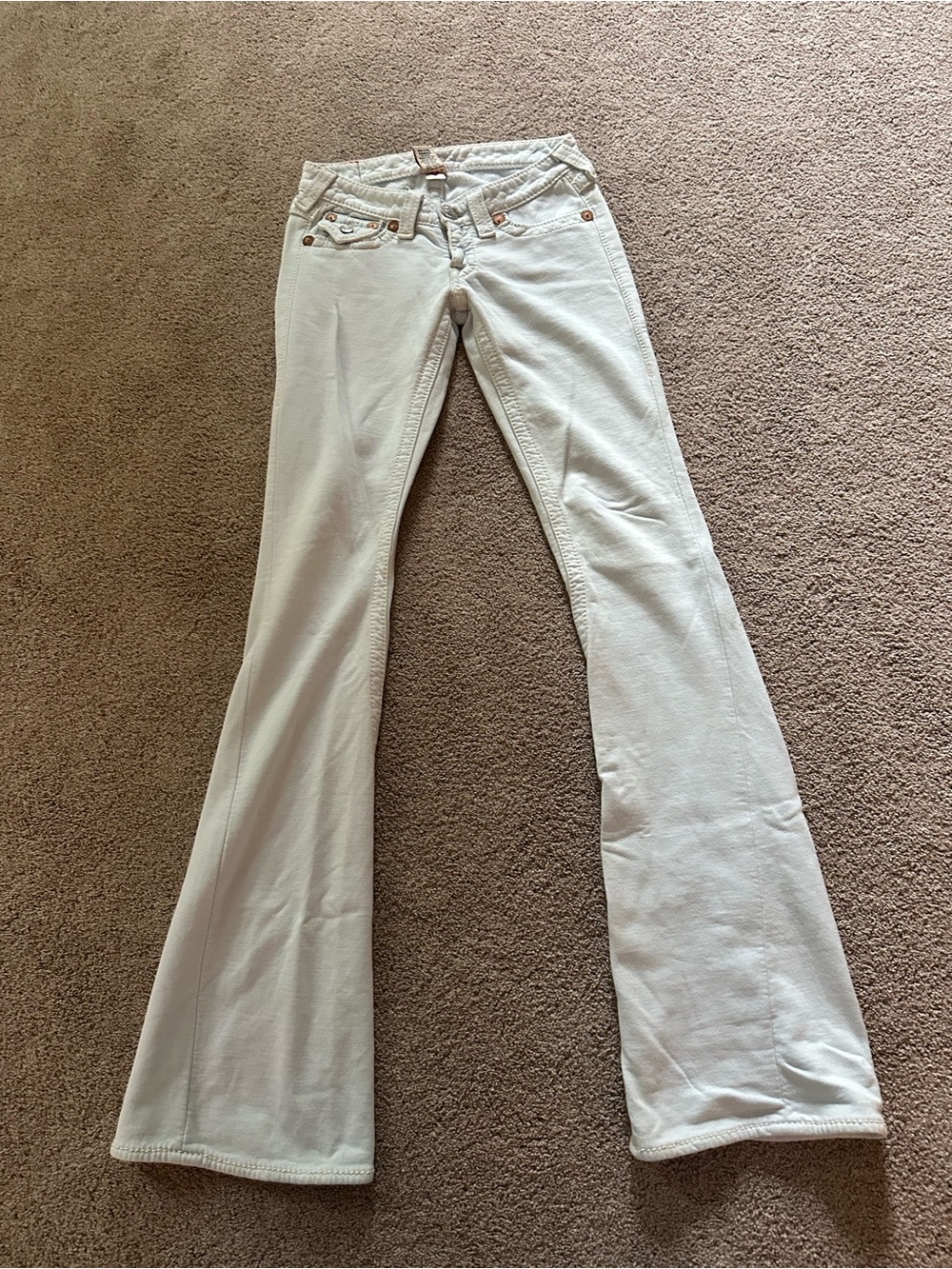 Rare- True Religion Fleece Joey Flares-25